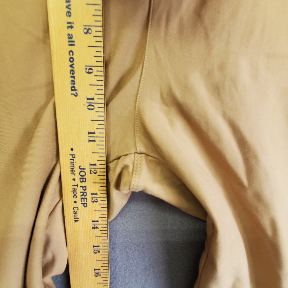 Kay Unger New York Womens Tan Ponte Knit Tummy Control Leggings KUS-1000-Tan L - Picture 9 of 10